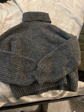 Old Navy Charcoal Gray Turtleneck Sweater